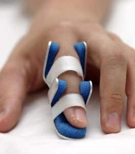 Schnappfinger Ruhigstellung