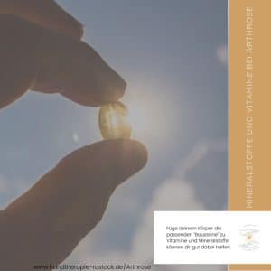 Mineralstoffe und Vitamine bei Arthrose